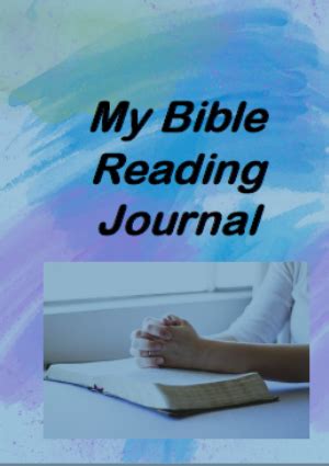 My Bible Reading Journal (Printable)