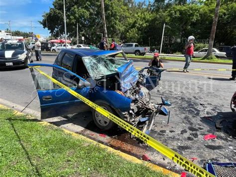 Un Muerto Y Tres Lesionados Tras Aparatoso Accidente En Av Tecnológico El Sol De Nayarit