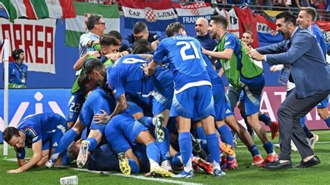 Agónico empate de Italia ante Croacia para avanzar a los octavos de