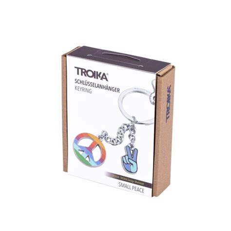 Breloc Troika PEACE - Blue Gifts