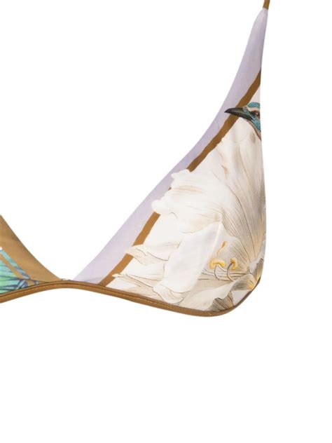 Lenny Niemeyer Carres Triangle Cup Bikini Top Farfetch