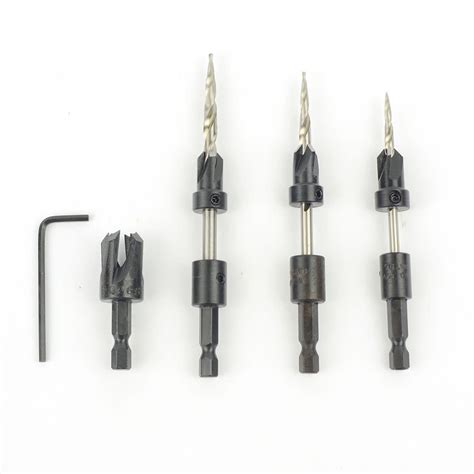 Wl Fuller Countersink With Matching Quick Change Hss Taper Point Drill