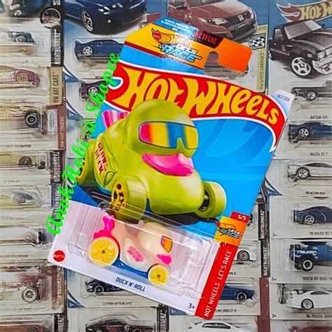 Ready Stock Original Hot Wheels Duck N Roll Grow In The Dark Shopee Malaysia