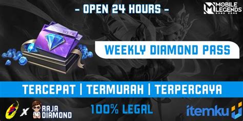 Beli Top Up Weekly Diamond Pass Mobile Legends Terlengkap Dan Termurah