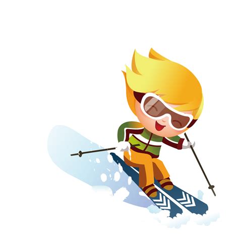 Skiing clipart down hill, Skiing down hill Transparent FREE for ...