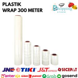 Jual PLASTIK WRAPPING STRETCH FILM 10 Cm X 300 Meter Bening Jakarta