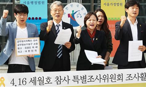 Sewol Committee Files Suit Over Probe Period The Korea Times