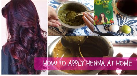 Apply Henna To Hair Indian Style