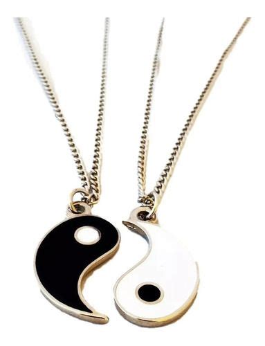 Colar Duplo Da Amizade Yin Yang Best Friends Namorados R 22 9