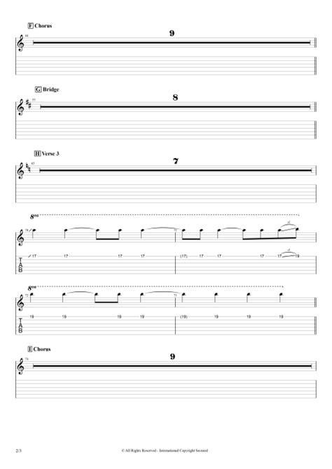 Dani California Tablatura De Red Hot Chili Peppers Guitar Pro Guitarras Y Pista De