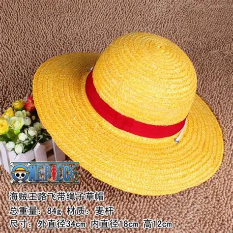 One_Piece Straw Hat Luffy Shanks Hat Cosplay Sun Protection Accessories ...