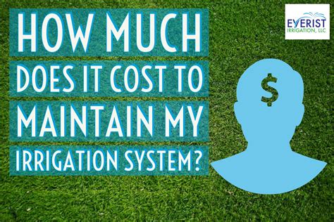 How much does it cost to maintain my irrigation system? | Everist