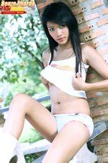 Benze Pharda Shows Her Tits And Hairy Asian Pussy 15 Photos