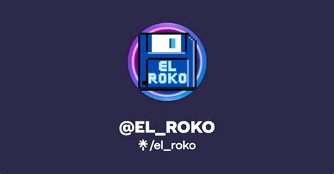 Elroko Twitter Instagram Tiktok Twitch Linktree