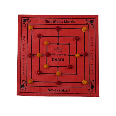 Buy Raw Silk-DAADI in 500 Year Old Cheryl Hand Painted Box | Navakankari | Nine Men's Morris ...