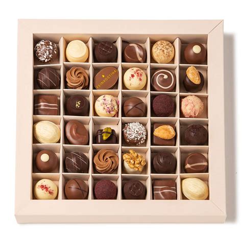 Geschenk Set 36 Pralinen Machen Glücklich Feinkostina