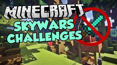 Minecraft Skywars Challenges Projectiles Only Challenge Youtube