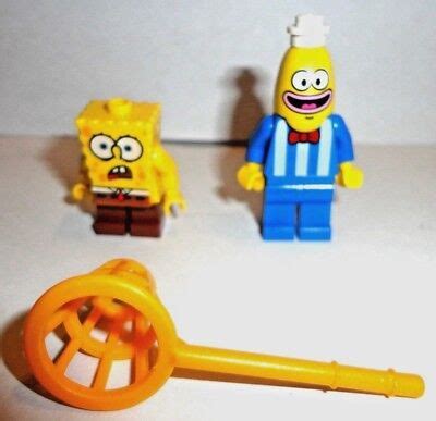 Lego Spongebob Bikini Bottom Spongebob Minifigure W Net New Lot Ebay