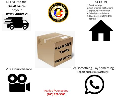 Christmas Crime Prevention Package Thefts Hoover Police Department