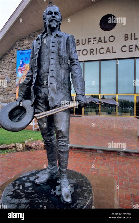 Statue Of Buffalo Bill At Buffalo Bill Historical Center In Cody