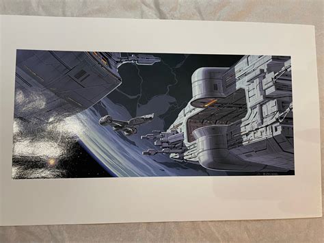 Phantom Menace Vintage Print Star Wars Rare 1999 Doug Chiang Etsy Canada