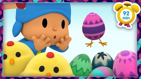 Pocoyo In English Colorful Easter Eggs Min Full Episodes