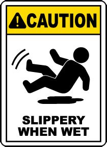 Slippery When Wet Signs - Low Prices, Ships Fast