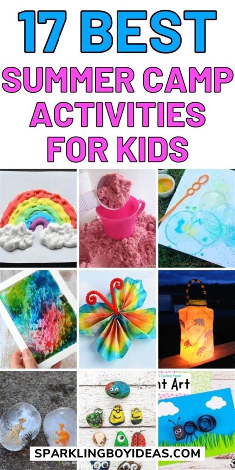 17 Fun Summer Camp Activities - Sparkling Boy Ideas