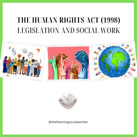 The Human Rights Act (1998) Legislation // Digital Print | Thelisteningsocialwo