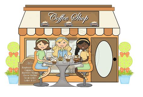 Coffee Shop Clipart Free Picture - ClipartLib