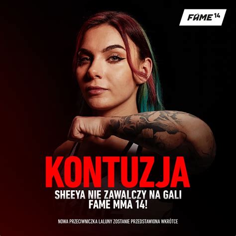 FAME MMA on Twitter Niestety Sheeya doznała kontuzji awulsyjne