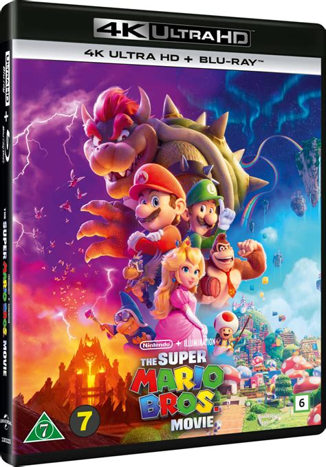 Super Mario Bros Movie 2023 4K Ultra Hd Blu Ray Film Køb billigt