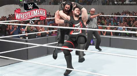 Kevin Owens Vs Seth Rollins Wrestlemania 36 Youtube