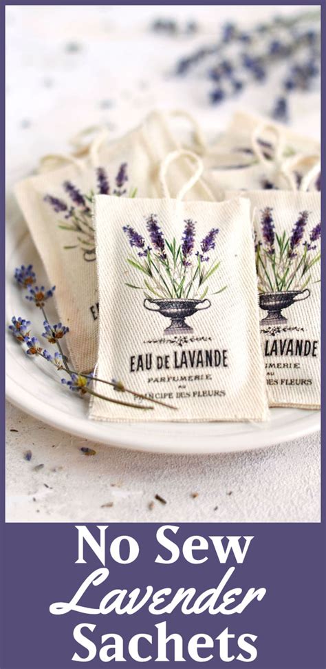 Lavender Sachets DIY No Sew The Graphics Fairy