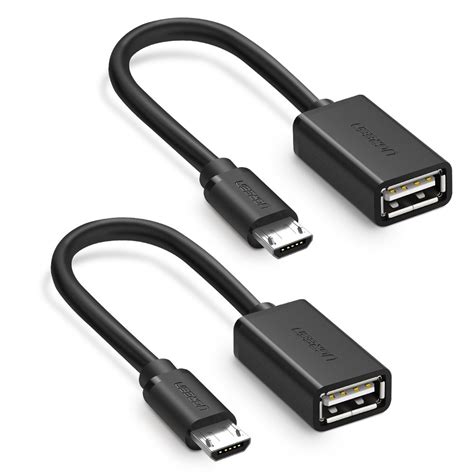 UGREEN Micro USB To USB Micro USB 2 0 OTG Cable 2 Pack On The Go