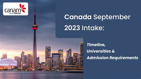 Study In Canada For The September Intake Know About The Timeline