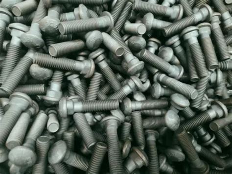 Oval Nut Round Head Neck Track Bolts Screw Astm A A Elliptical