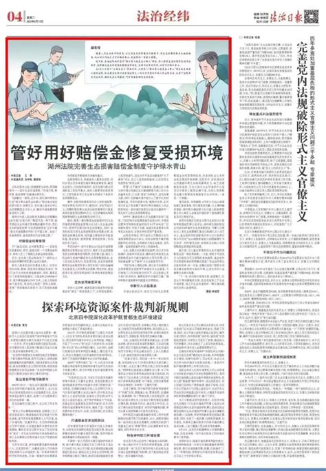 首个全国生态日：聚焦守护绿水青山的法院力量 澎湃号·政务 澎湃新闻 The Paper