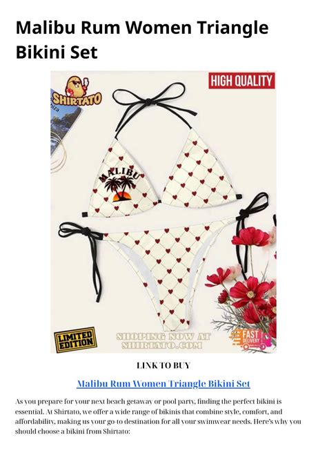 Malibu Rum Women Triangle Bikini Set By Kfashion Issuu