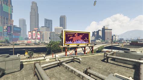 Vanilla Unicorn S Rooftop Billboard Gta Mods