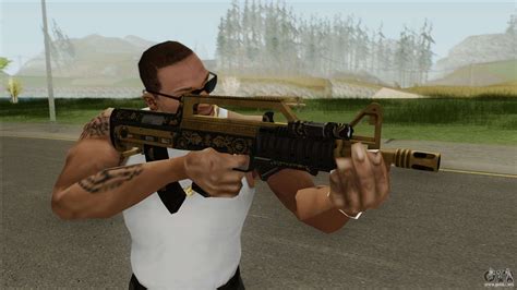 Bullpup Rifle Two Upgrades V1 Main Tint Gta V Para Gta San Andreas