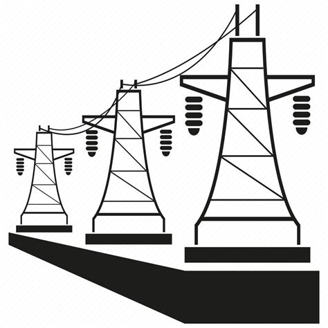 Cable Electric Post Electricity Icon Download On Iconfinder