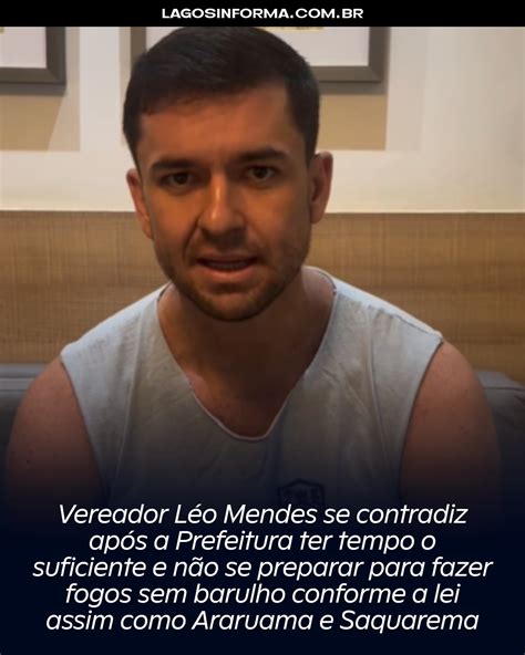 Vereador Léo Mendes se contradiz após a Prefeitura ter tempo o