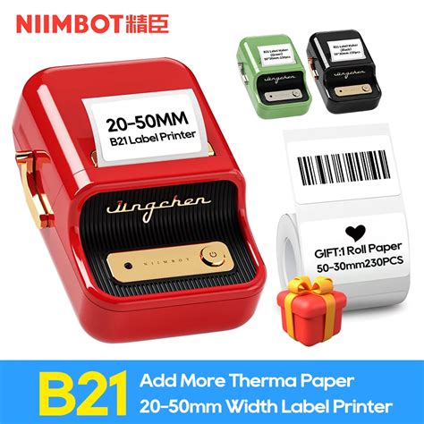 Niimbot B Wireless Label Printer Portable Pocket Label Printer