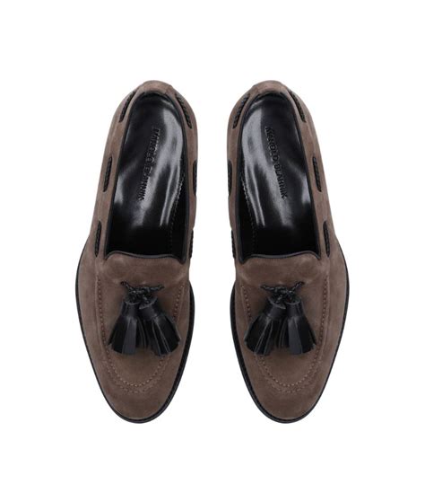 Mens Manolo Blahnik Brown Suede Eric Tassel Loafers Harrods Uk