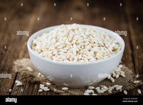 puffed rice snack high resolution stock photography  images alamy