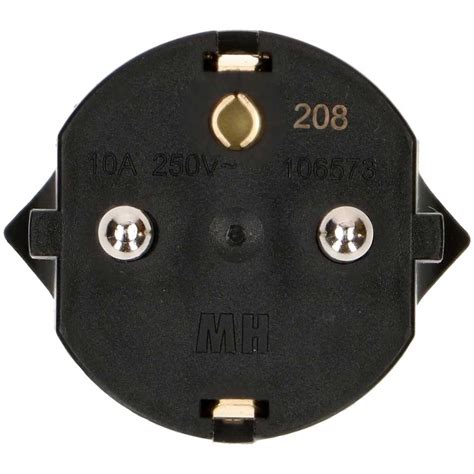 Fixadapter Schuko Typ13 3 Polig Schwarz Kaufen Bei OBI