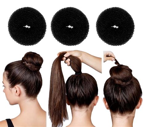 Fully Hair Donuts For Bun Maker Easy To Use Hair Styling Juda Maker