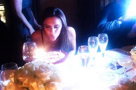 See Inside Victoria Beckham S 40th Birthday Party As She Blows Out The