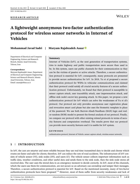 A Lightweight Anonymous Two Factor Authentication Protocol For Wireless